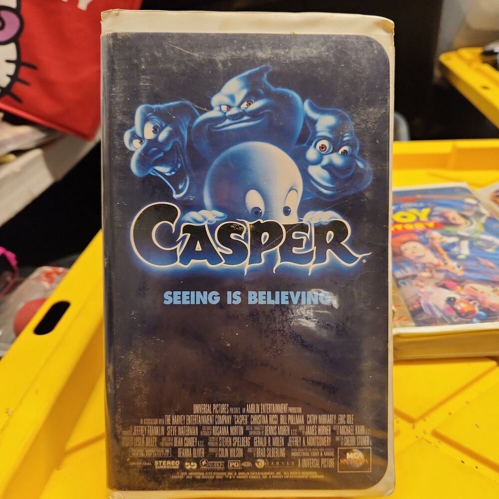 Casper VHS Clamshell 1995